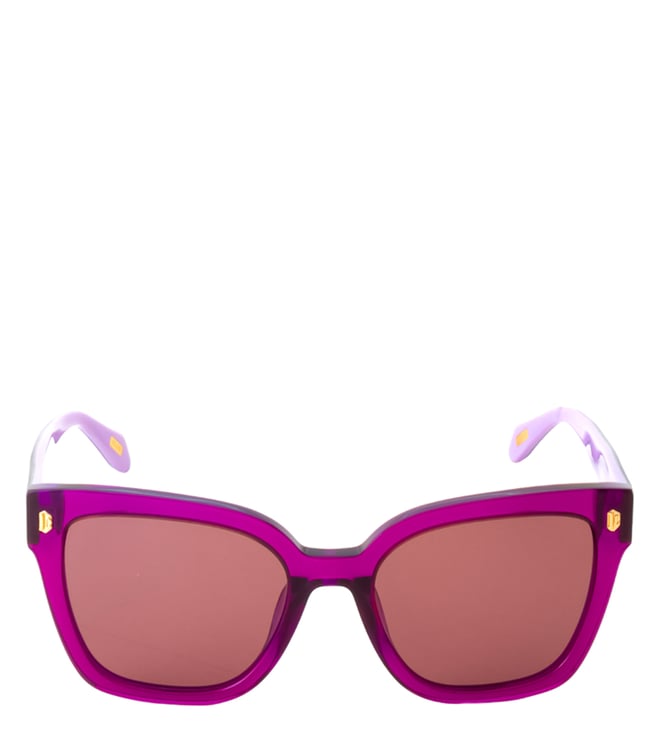 Just Cavalli SJC044549FESG Grey UV Protected Square Sunglasses for Women