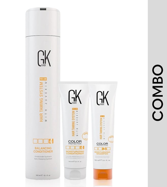 GK Hair Taming the Best & pH + Shampoo orders & Balancing Conditioner - Pack of 3