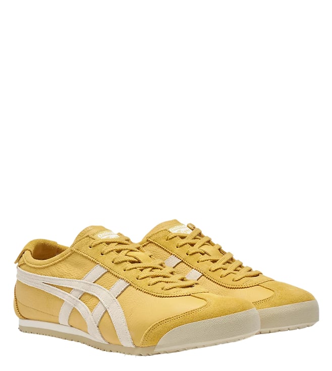 グレープページ Buy Onitsuka Tiger Unisex MEXICO 66 VIN Yellow Sneakers Online