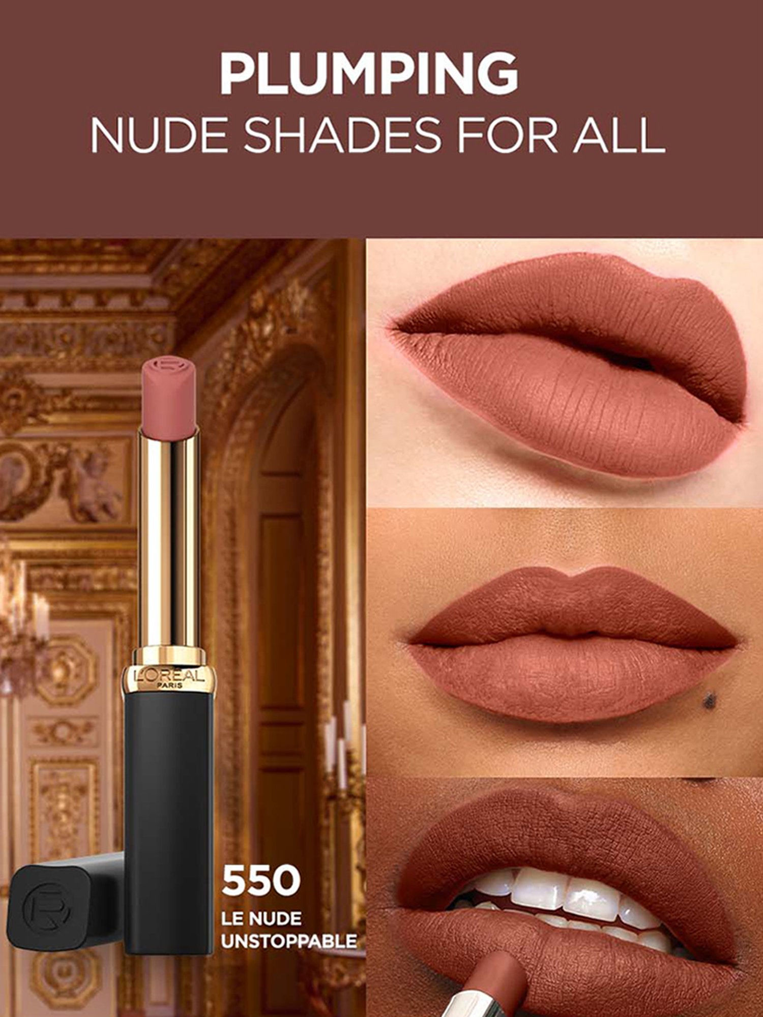 L'Oreal Paris Color Riche Intense Volume Matte Slim Lipstick 550 Le ...