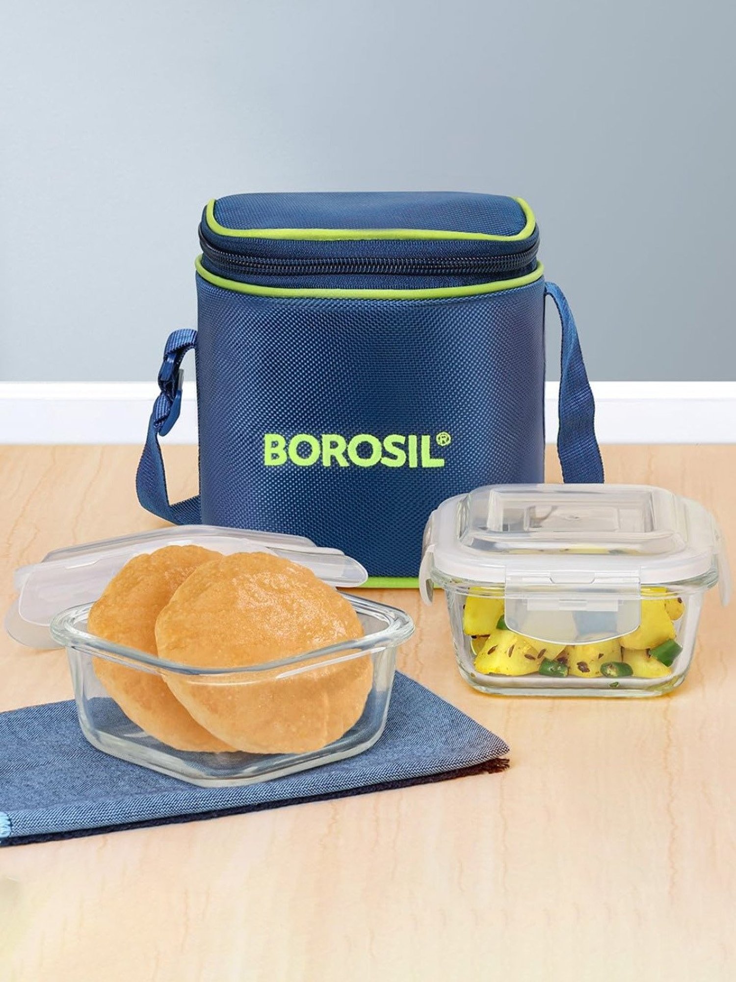 Borosil klip n store lunch box on sale