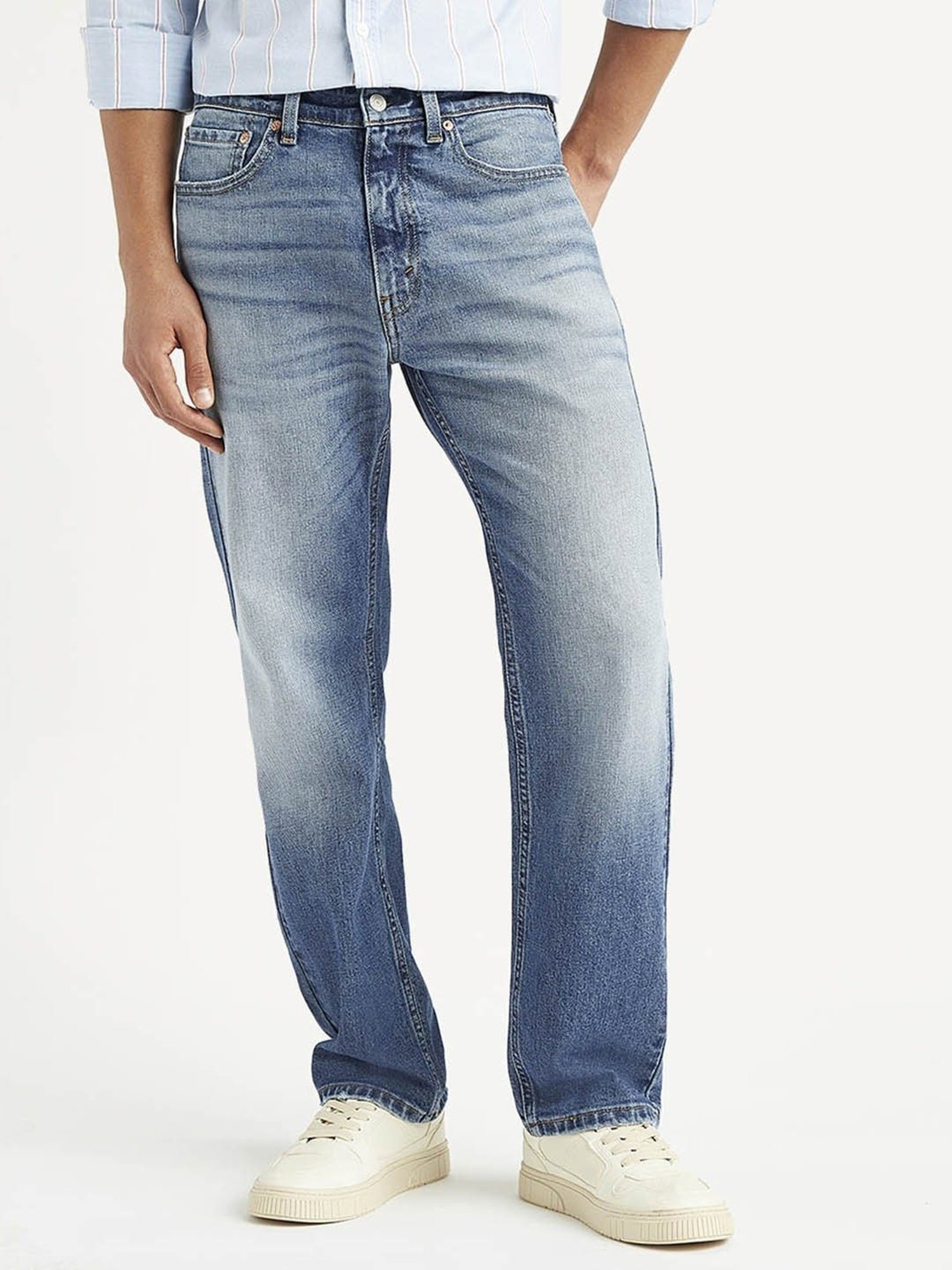 Levi's 505 Men's straight fit cotton worn soft order