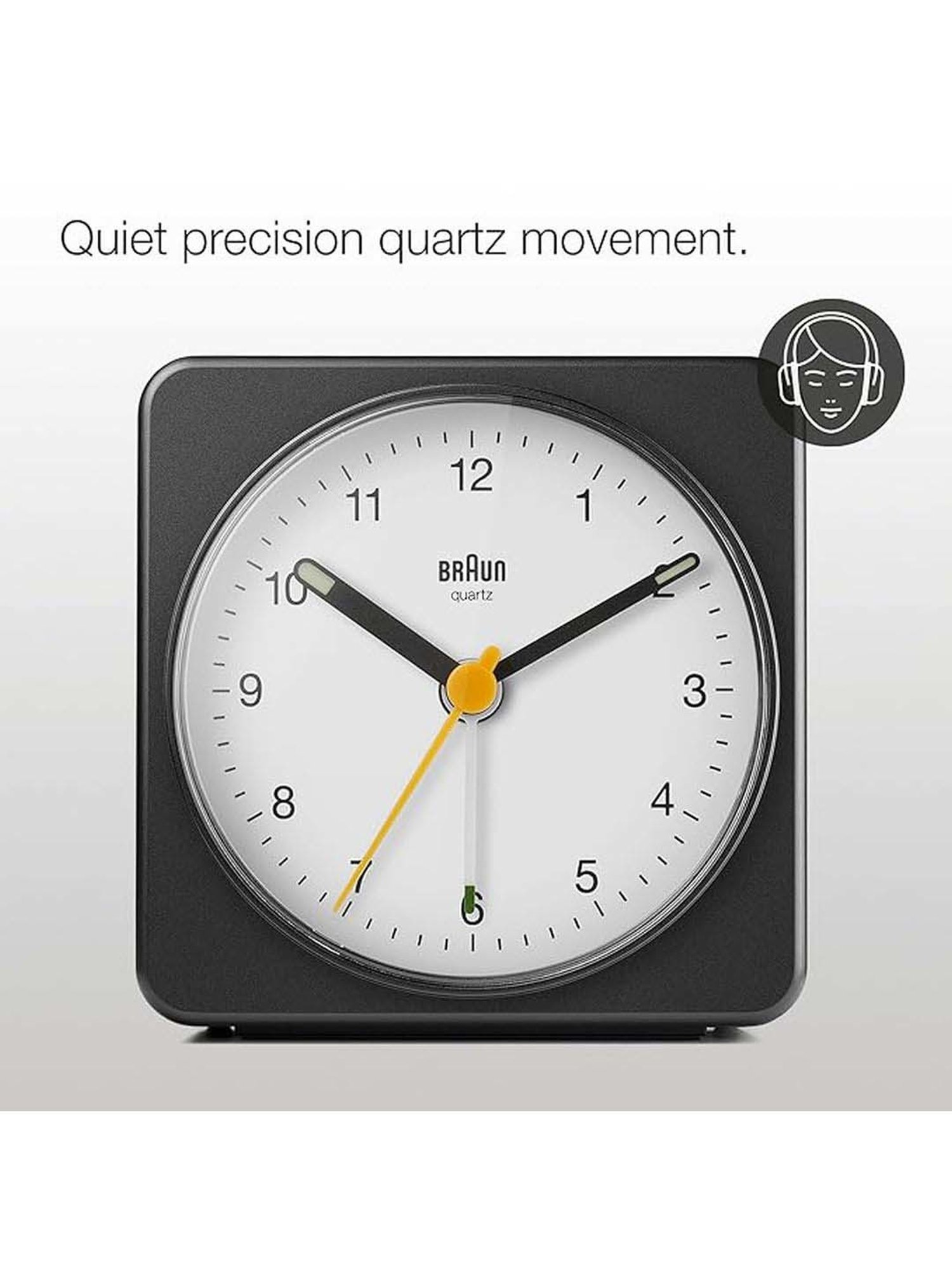 Buy Braun Black Classic Analog Alarm Clock at Best Price @ Tata CLiQ