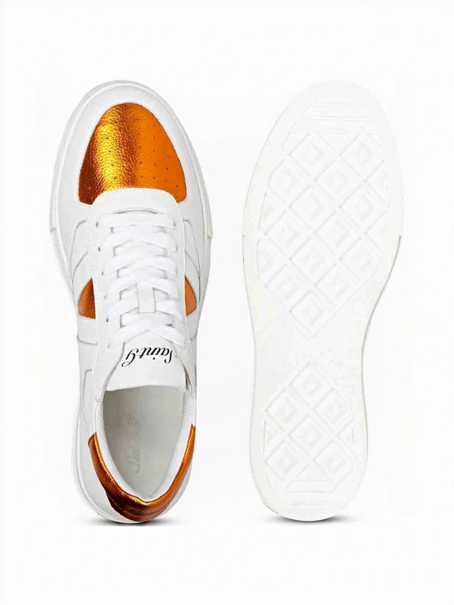 Buy Saint G Men's Arlo Orange Casual Sneakers for Men at Best