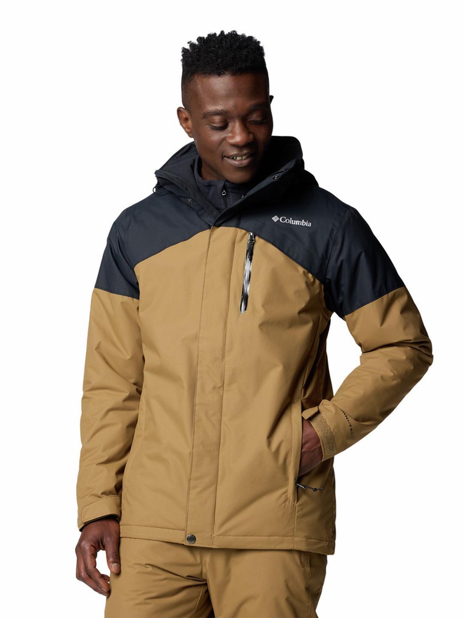 Columbia Mustard Nylon Relaxed fit Casual jacket