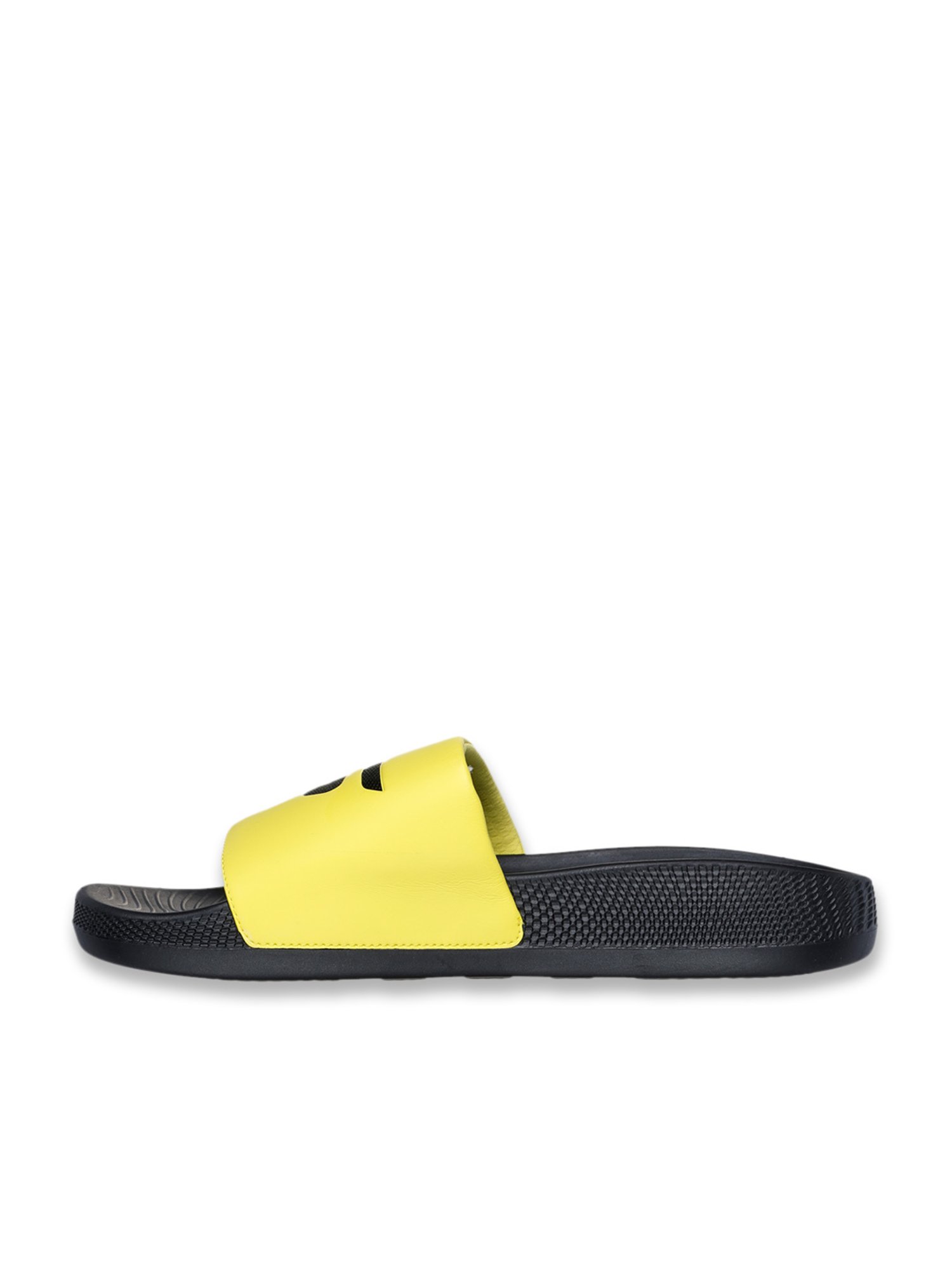 Buy Skechers Men's HYPER SLIDE - DERIVER Yellow Flip Flops for Men