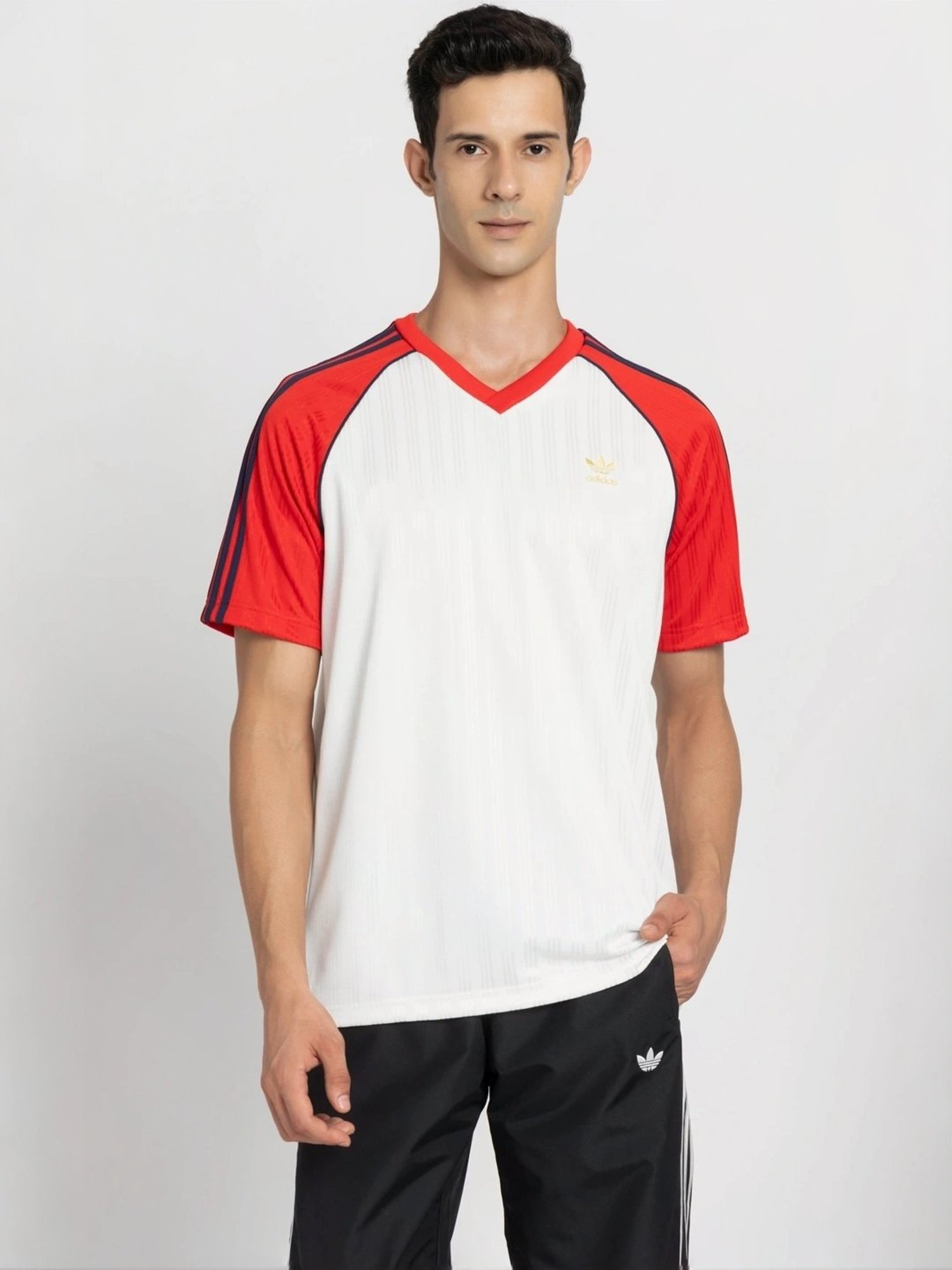 Buy Adidas Originals White Regular Fit Printed Jersey for Mens