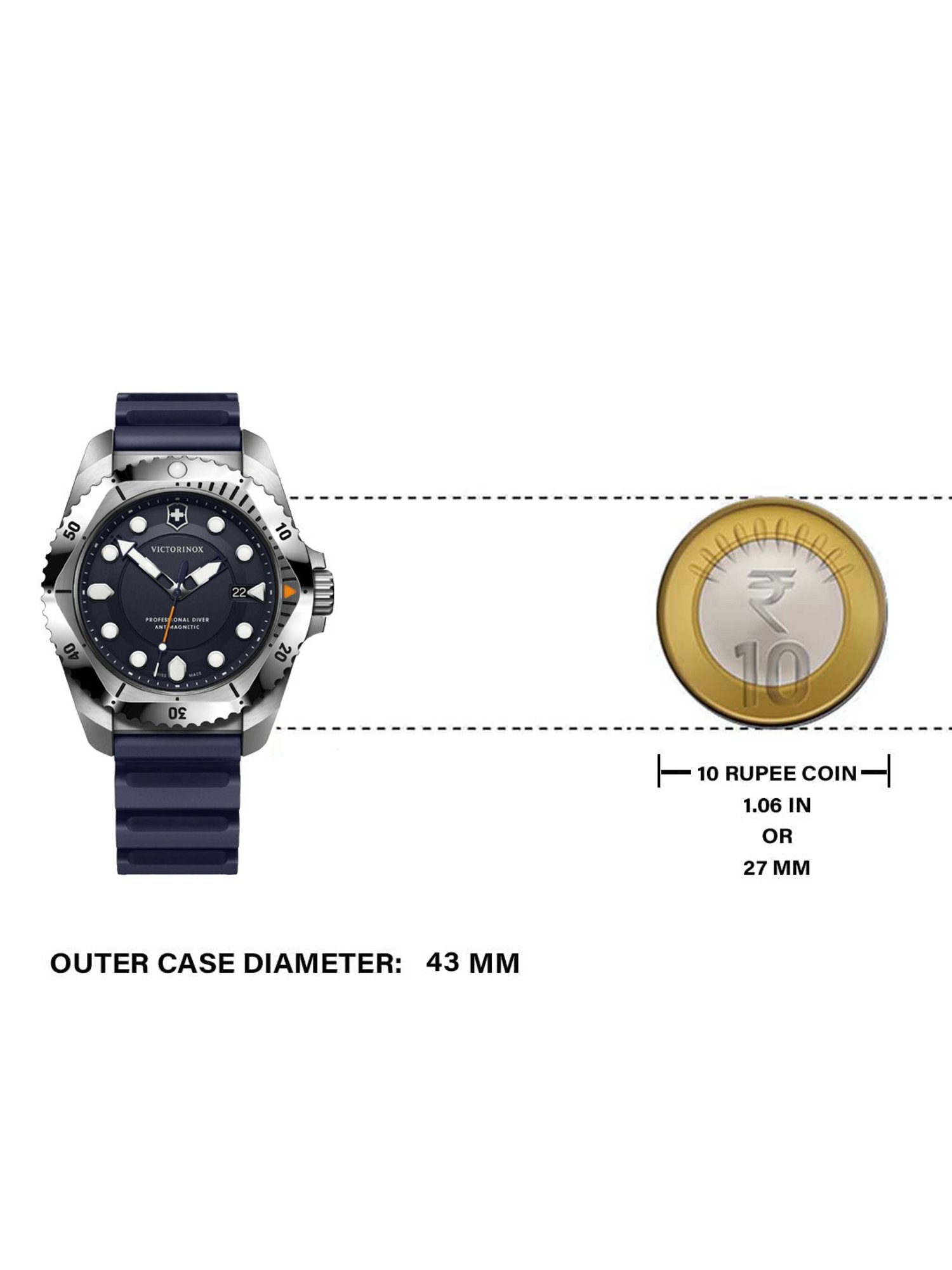 Buy VICTORINOX V241991 Dive Pro Analog Watch for Men at Best Price