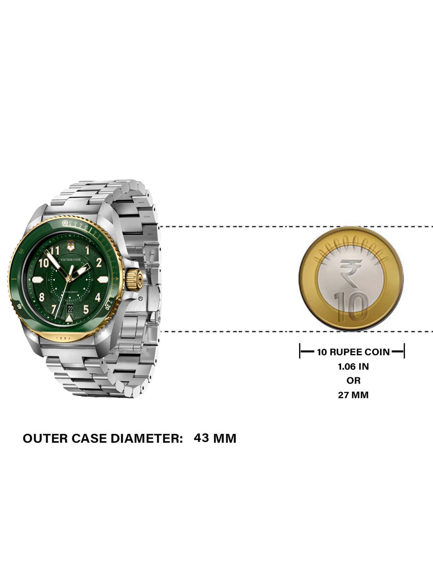 Buy VICTORINOX V242012 Journey 1884 Analog Watch for Men at Best