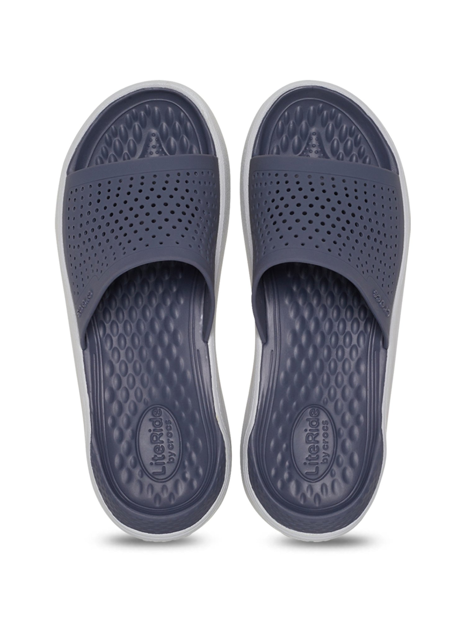 Buy Crocs Men's Literide Navy Slides for Men at Best Price @ Tata CLiQ
