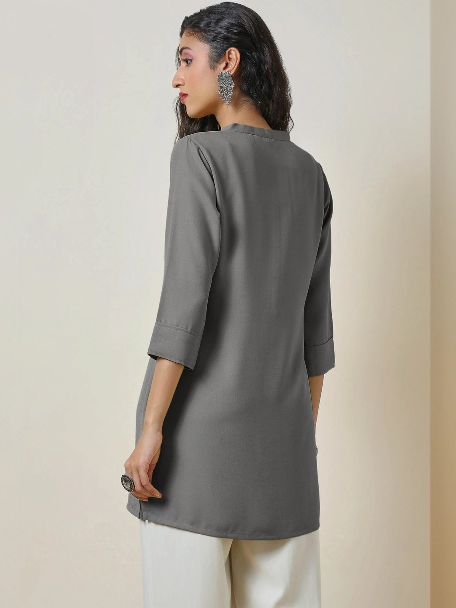 Soch Grey Plain Tunic