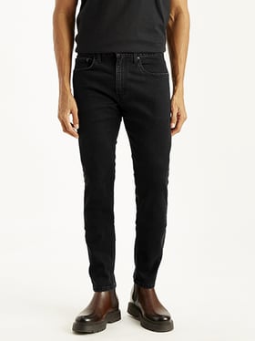 Levi's 512 Black Cotton Slim Fit Jeans
