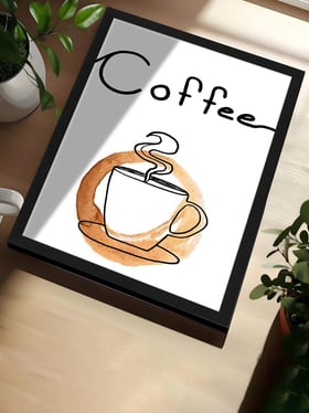 版画 Ly painter Coffee stand in the Painting Ly（リー）「coffee LY