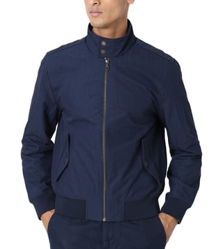 Brooks Brothers Navy Regular Fit Nylon Windbreaker