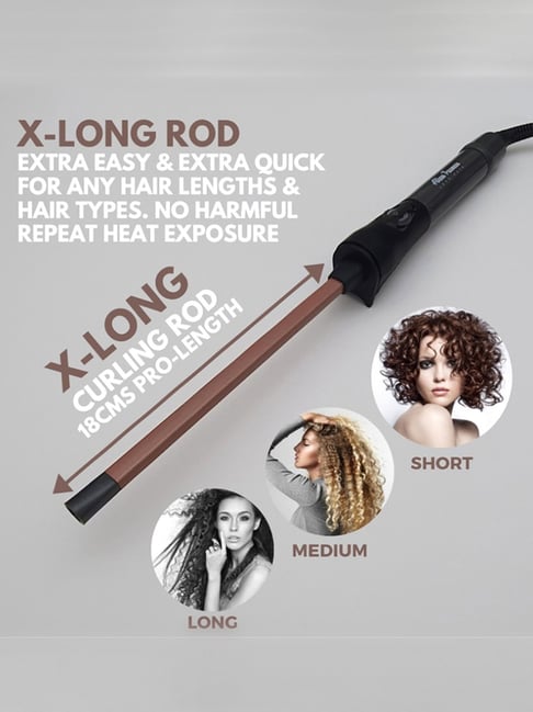 Alan Truman 8-10mm Square Hot Stick Hair Curler (Grey)