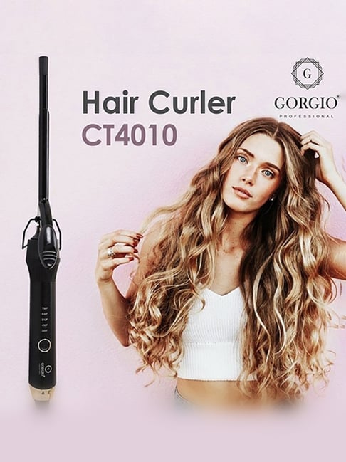 Buy Gorgio Professional CT4010 9mm Curling Tong Online At Best Price Tata CLiQ