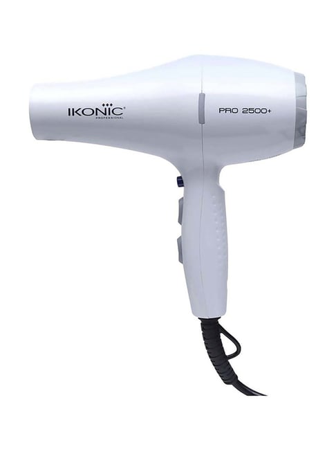 IKONIC Pro 2500+ Wired Hair Dryer (White)