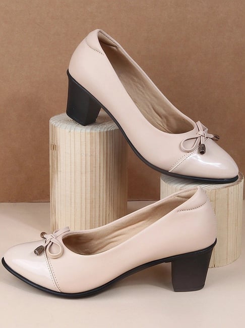 Buy Mochi Women's Beige Pump Shoes for Women at Best Price Tata CLiQ