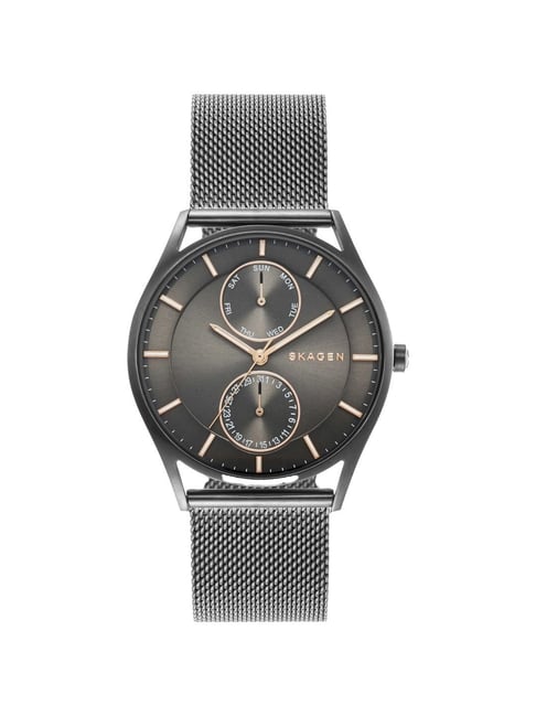 Skagen Ryle Solar-Powered Charcoal Dial Men's Watch SKW6757