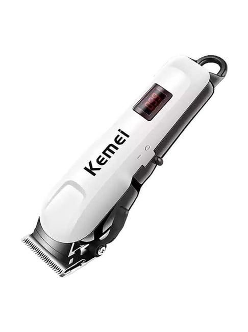 Kemei KM-809A Trimmer with Adjustable Trimming Range (White)