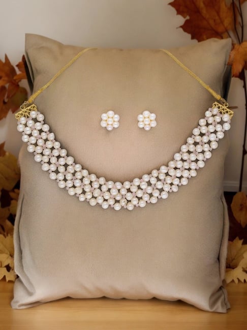 Jewellery Pearl Necklace On Flipkart Kundan Jewellery Snapdeal