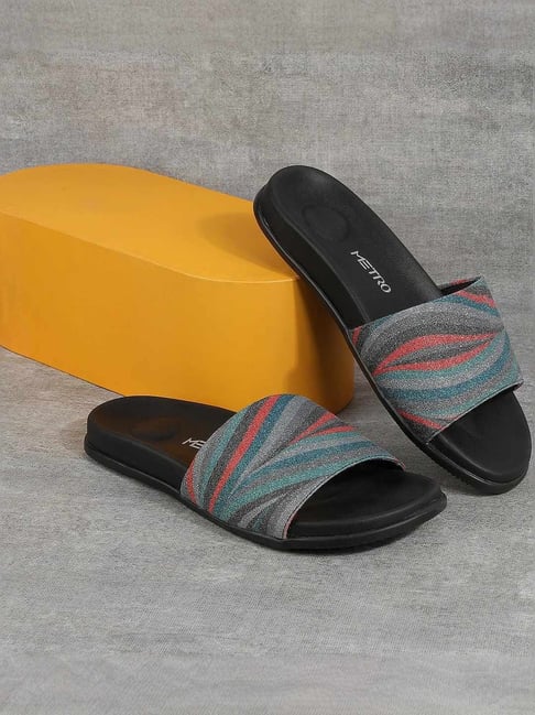 Metro Women's Multicolor Slides