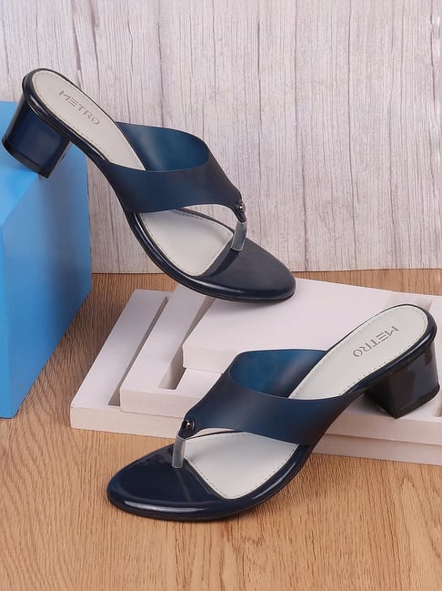 Metro Women's Blue Thong Sandals-picture-16