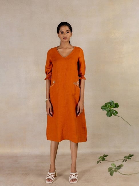 chinese dress ladies Aasia Lilac Midi Dress main image 1