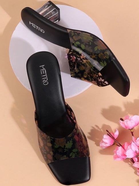 Metro Women's Black Casual Sandals-picture-26