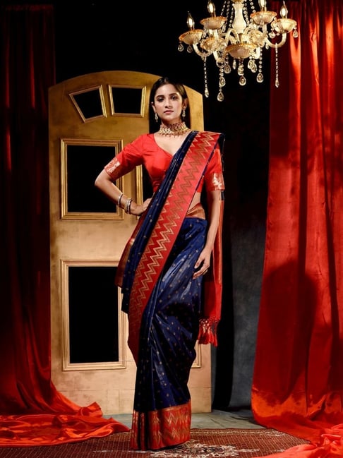 Buy House Of Begum Saree With Blouse Piece for Women Online @ Tata CLiQ  Luxury