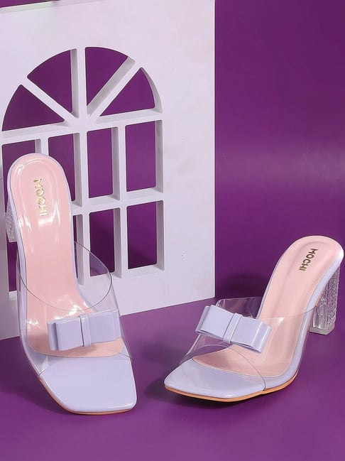 Buy Mochi Women's Purple Casual Sandals for Women at Best Price