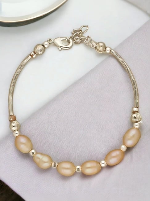 Buy Sri Jagdamba Pearls Zivah Line Pearl Bracelet Online At Best