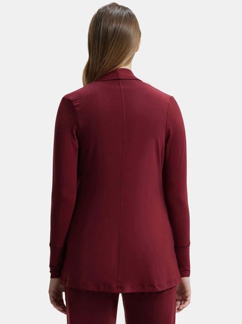 Jockey Maroon Plain Shrug