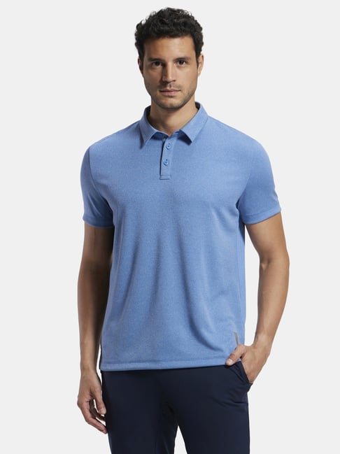 Jockey MV42 Men's Recycled Microfiber Elastane Polo Active Wear T