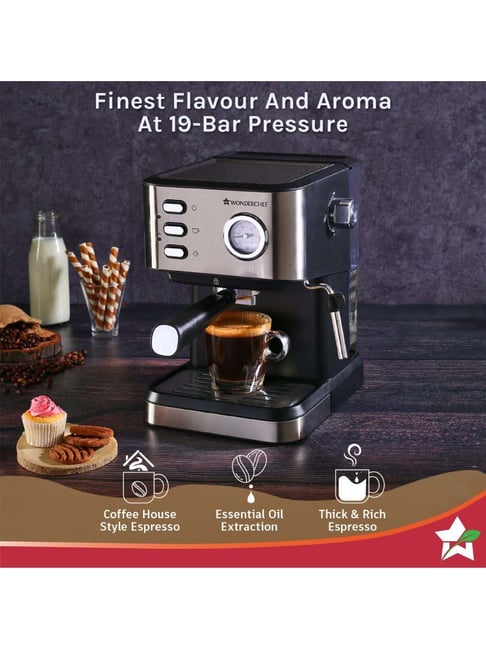 Espresso Coffee House Buy Wonderchef Regenta Black Silver