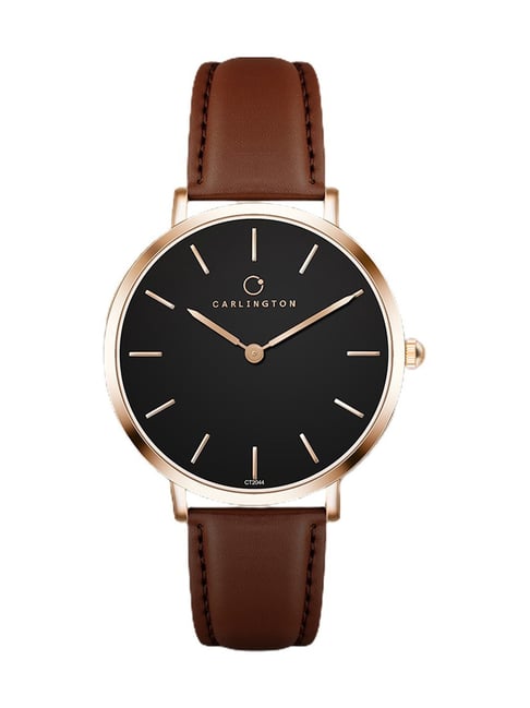 Buy Carlington Iconic 2044 Brown Analog Watch for Women at Best