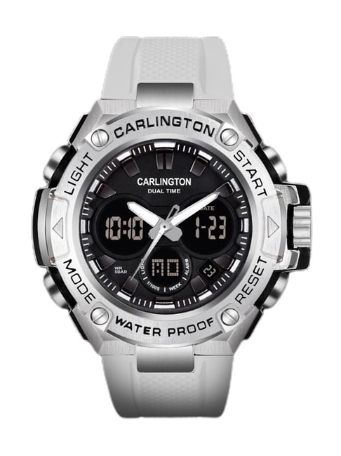 Buy Carlington Endurance 9107 White Chronograph Watch for Men at
