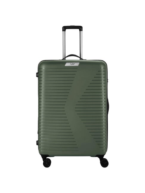 Skybags BEAT-PRO Green Wheels Large Hard Cabin Trolley Bag