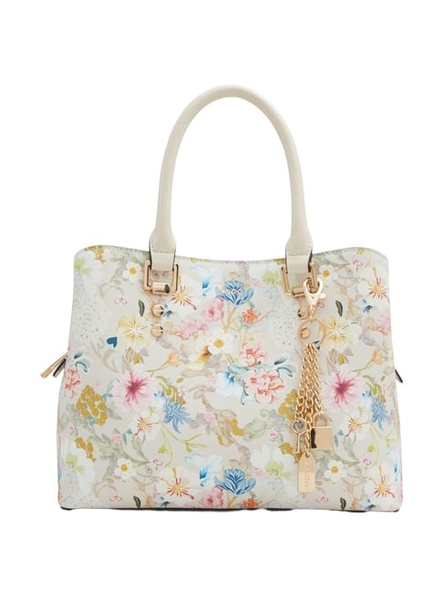 Aldo Multicolor Floral Medium Handbag
