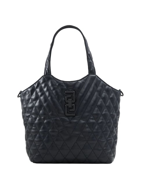 Aldo Black Textured Small Handbag-image-2