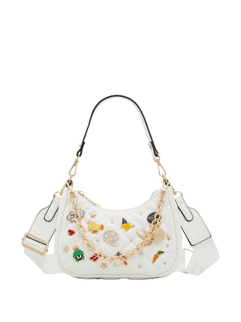 Aldo Looney Tunes Multicolor Embellished Small Shoulder Handbag