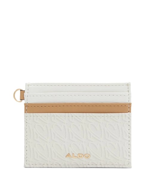 Aldo Beige Striped Wallet For Women - Main Image