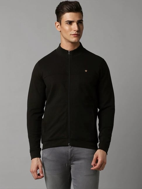 Louis Philippe Black Regular Fit Sweatshirt-picture-37