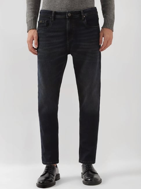 Peter England Black Slim Fit Jeans