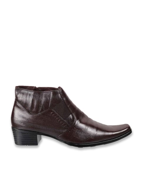 Mochi Men's Brown Formal Boots