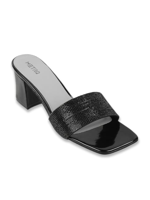 Metro Women's Black Casual Sandals-picture-33
