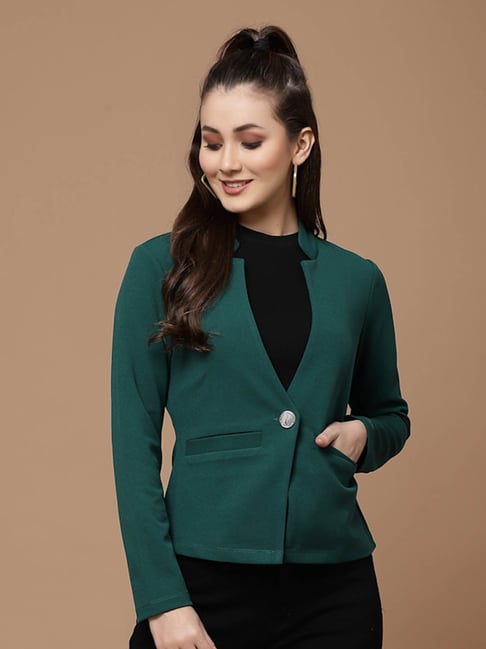 KASSUALLY Green Blazer
