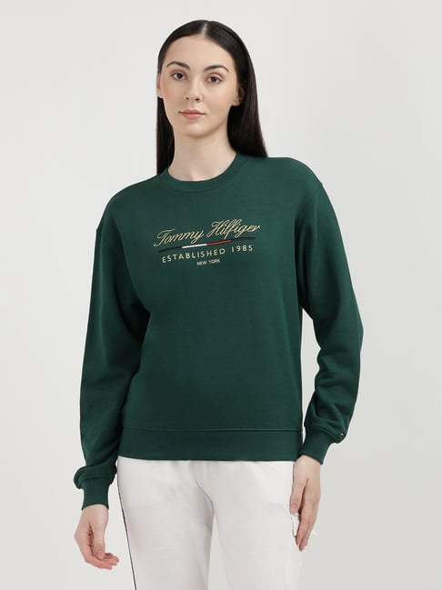 Clothing Tommy Jeans Tommy Hilfiger Metallic Logo Sweatshirt BOSS