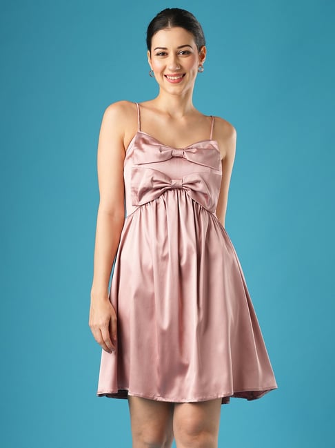 Globus Dusty Pink Regular Fit A Line Dress-picture-44