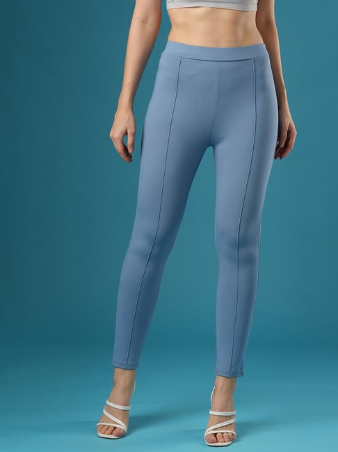 Globus Blue Slim Fit Treggings-picture-33